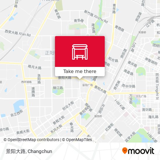 景阳大路 map