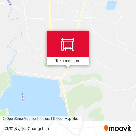 新立城水库 map