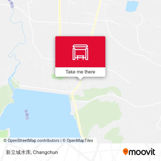 新立城水库 map