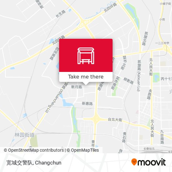 宽城交警队 map