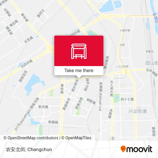 农安北街 map