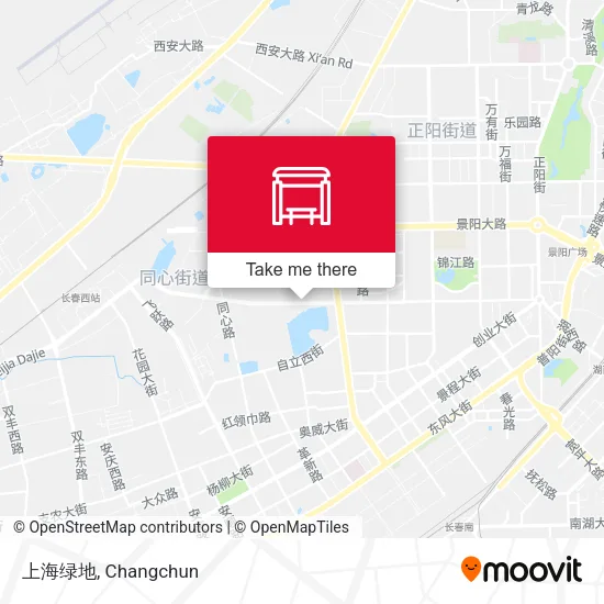 上海绿地 map