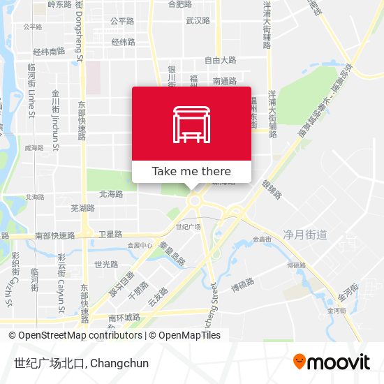 世纪广场北口 map