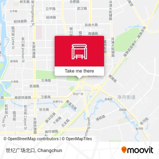 世纪广场北口 map