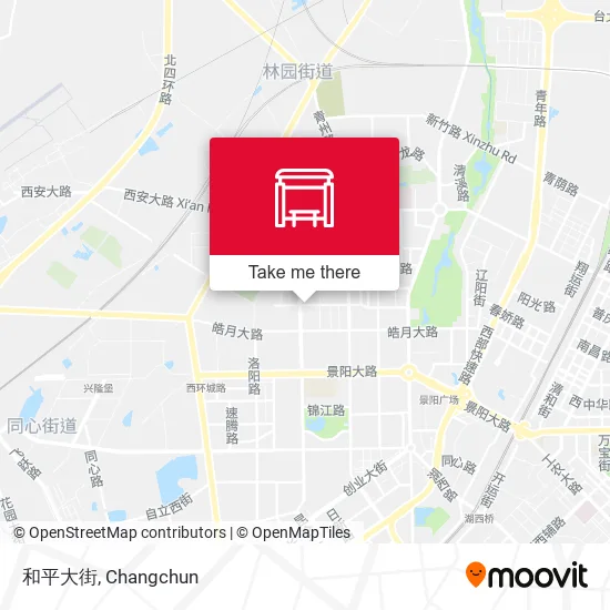 和平大街 map