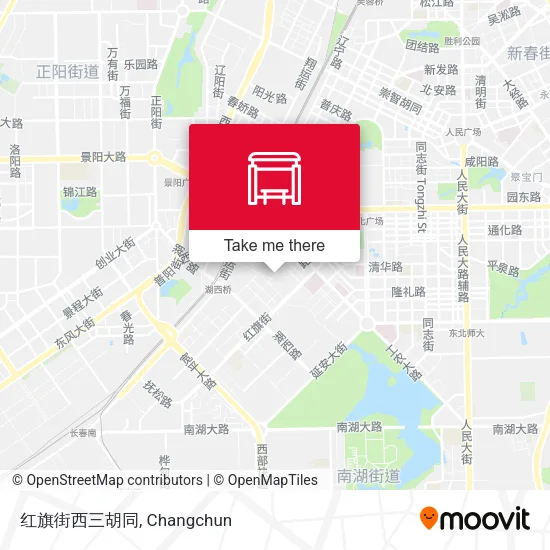 红旗街西三胡同 map