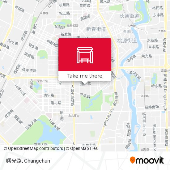 曙光路 map
