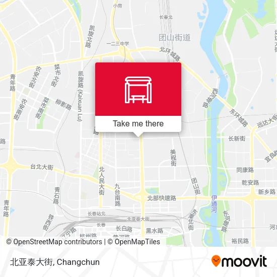 北亚泰大街 map