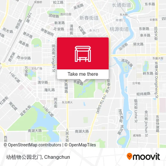 动植物公园北门 map