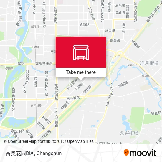 富奥花园D区 map
