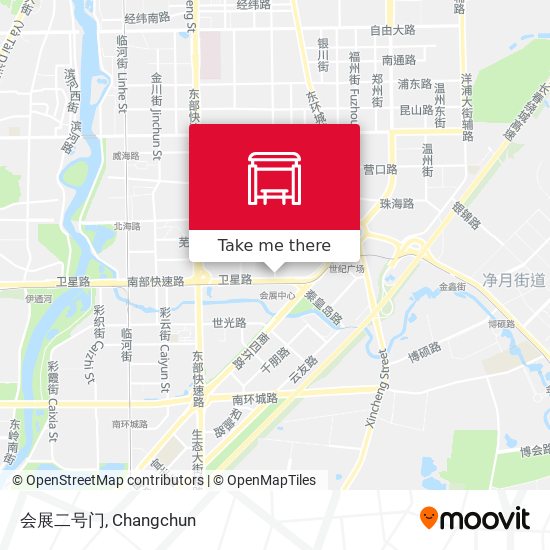 会展二号门 map
