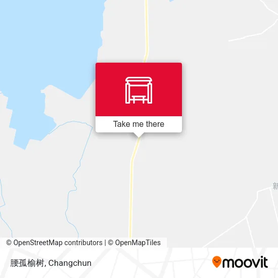 腰孤榆树 map