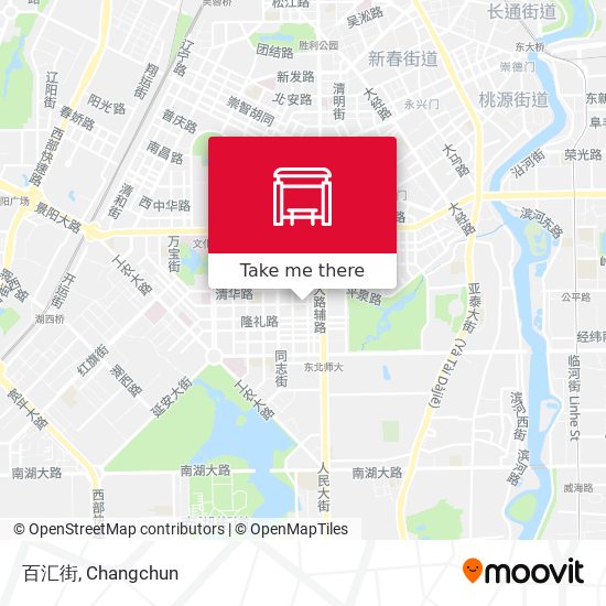 百汇街 map