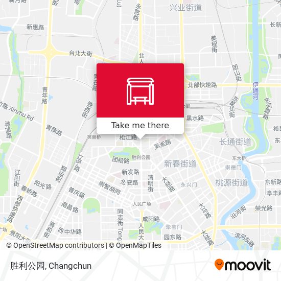胜利公园 map