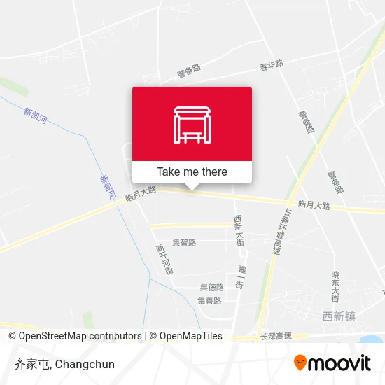 齐家屯 map