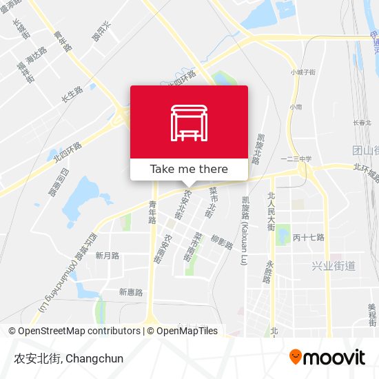 农安北街 map