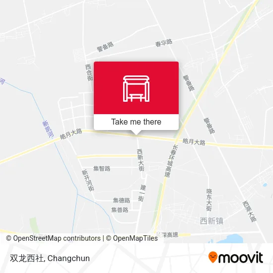 双龙西社 map