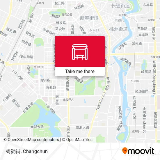 树勋街 map