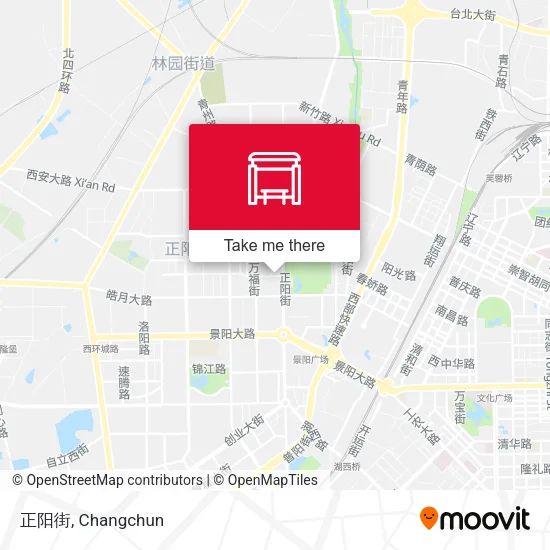 正阳街 map