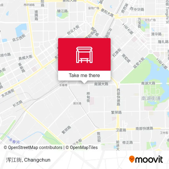 浑江街 map