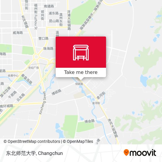 东北师范大学 map
