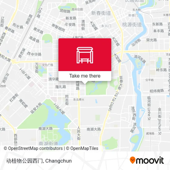 动植物公园西门 map
