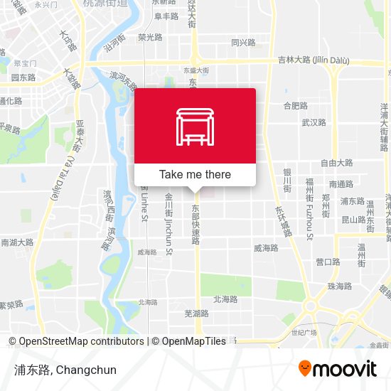 浦东路 map