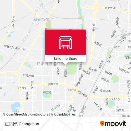 正阳街 map