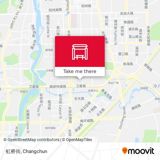 虹桥街 map