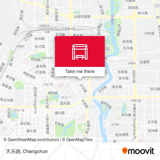 天乐路 map