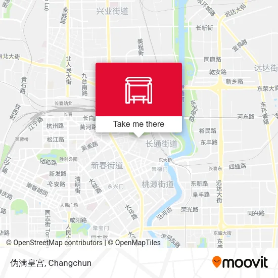 伪满皇宫 map