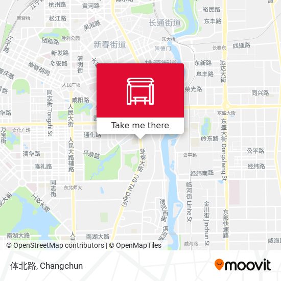 体北路 map