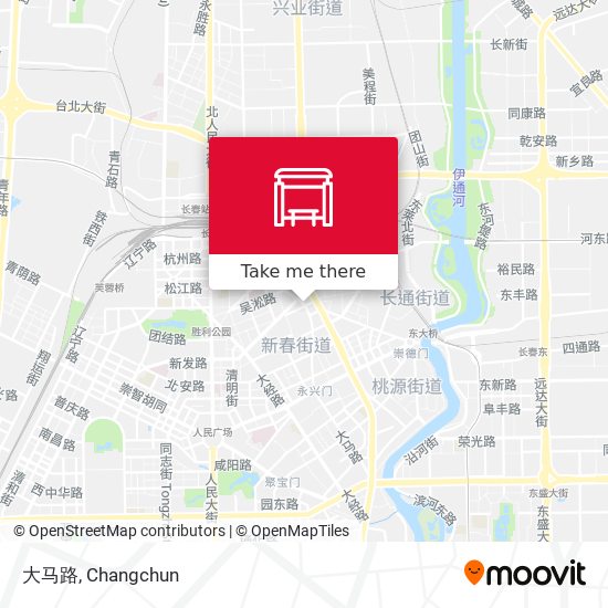 大马路 map