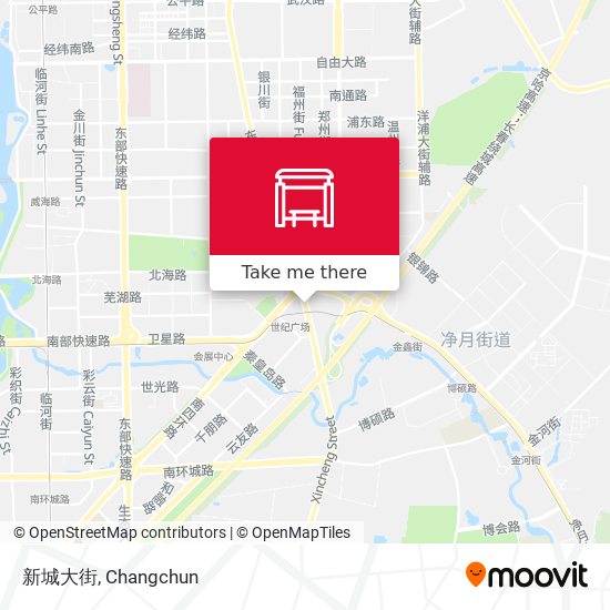 新城大街 map