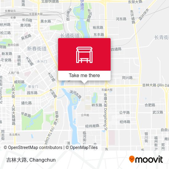 吉林大路 map