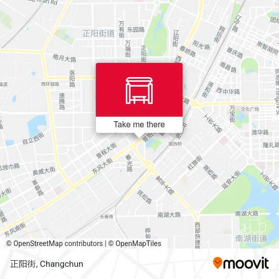 正阳街 map