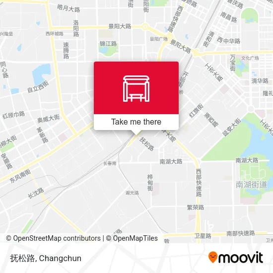 抚松路 map