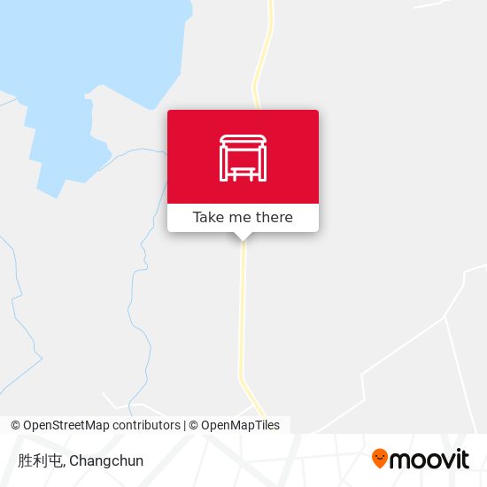 胜利屯 map