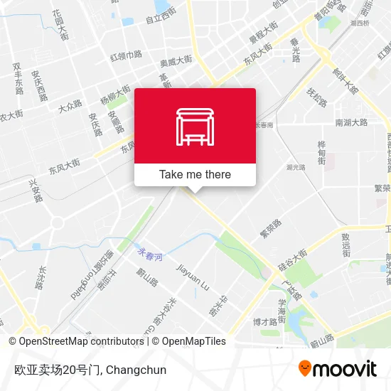 欧亚卖场20号门 map