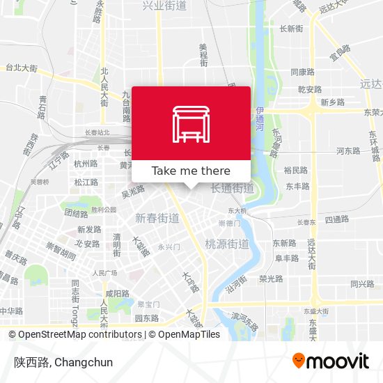陕西路 map
