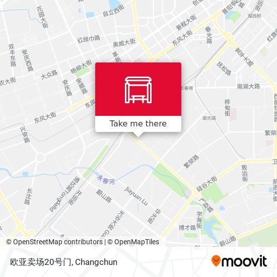 欧亚卖场20号门 map