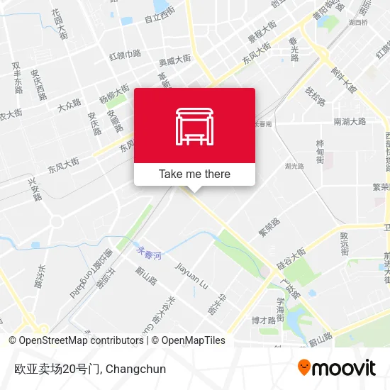 欧亚卖场20号门 map