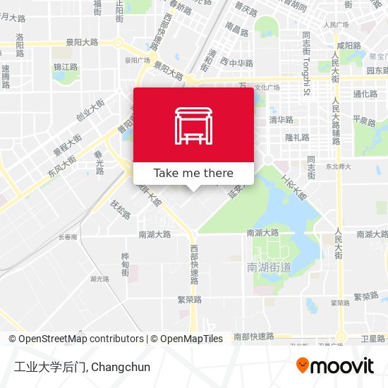 工业大学后门 map