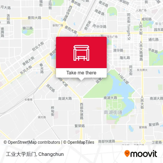 工业大学后门 map