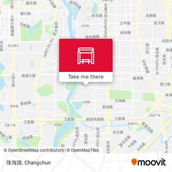 珠海路 map