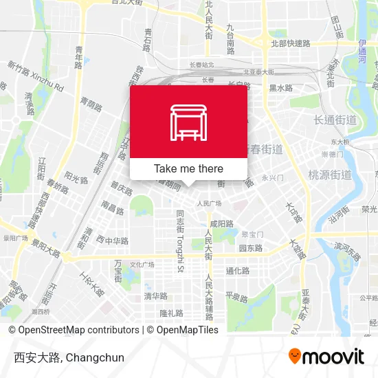 西安大路 map