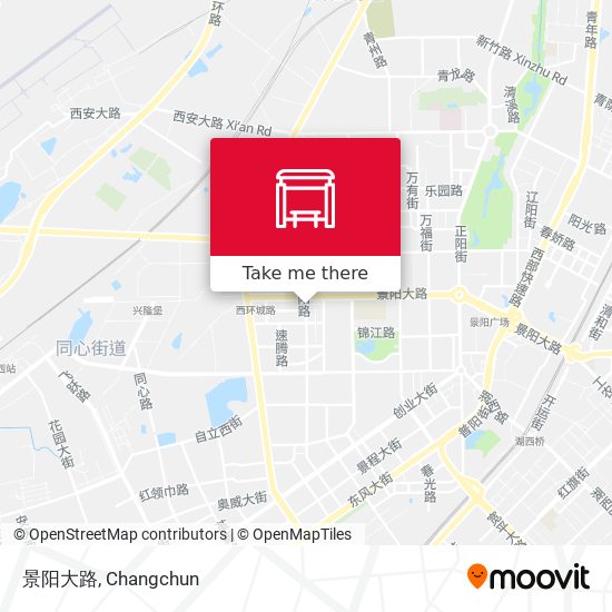 景阳大路 map