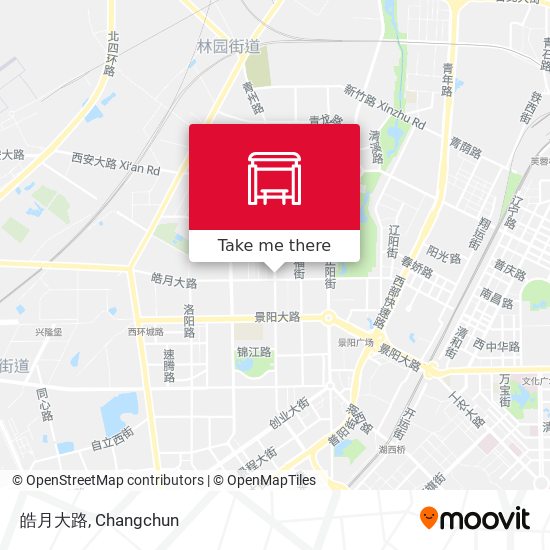 皓月大路 map
