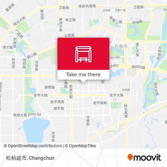 松柏超市 map