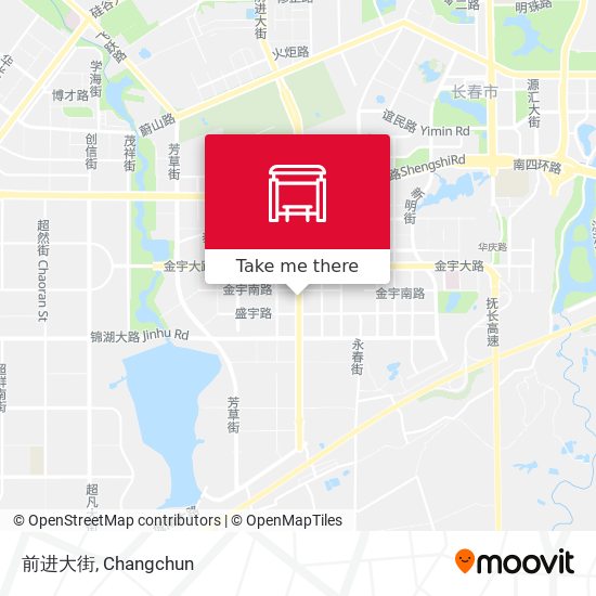 前进大街 map